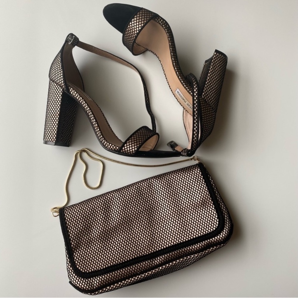 Steve Madden Heels & Clutch/Bag